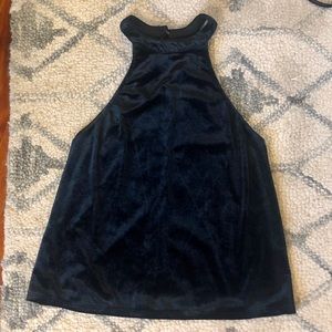 Anthropologie Kimchi Blue Velvet top